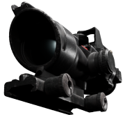 Mira Combat Prism 4x con sistema réflex